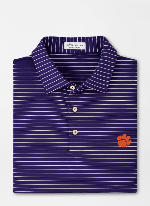 Texas Rangers Peter Millar Jubilee Stripe Polo - Royal