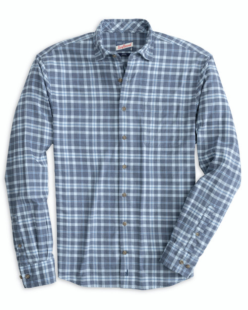 Johnnie-O Morgan Chambray Button Up Shirt: Chambray - Craig Reagin