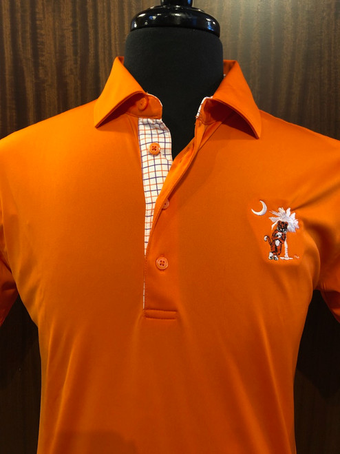 Men's Colosseum Orange Clemson Tigers Make Like a Tree Camp Button-Up Shirt