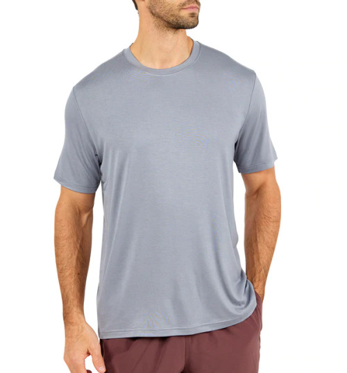 Men's Bamboo Motion Tee - Bluestone – Free Fly Apparel