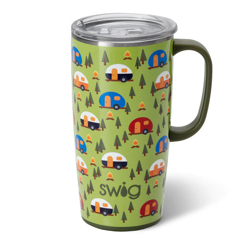 Swig Life Camper Mug, 12oz Christmas Travel Mug with Handle and Lid,  Stainless Steel, Triple Insulat…See more Swig Life Camper Mug, 12oz  Christmas