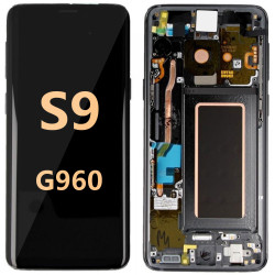 Back and front with Frame for Samsung Galaxy S9 G960 LCD Gray