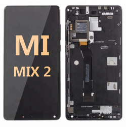 LCD and Digitizer Assembly with frame For Mi Mix 2 Black