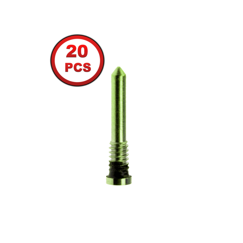 For iPhone X to 14 Pro Max Bottom Screw (GREEN) (Pack of 20)