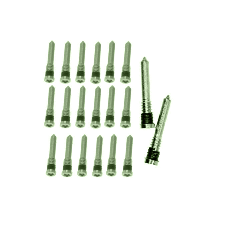 For iPhone X to 14 Pro Max Bottom Screw (GREEN) (Pack of 20)