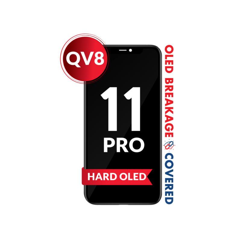 For iPhone 11 Pro OLED Assembly (HARD / QV8) (Exclusive Oled Breakage Warranty)