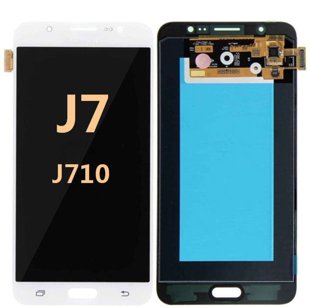 Samsung Galaxy J7 Screen Replacement LCD and Digitizer J710 2016 - white