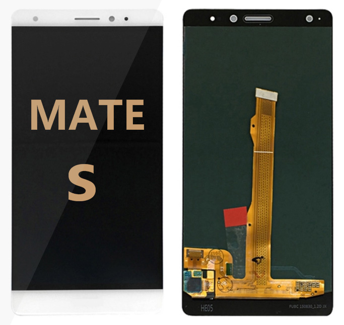 Back and front for huawei mate S LCD white