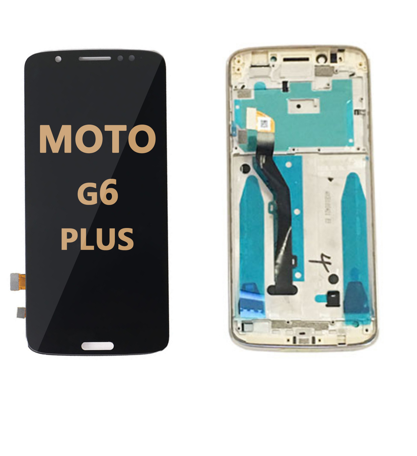 LCD and Digitizer Assembly  with Frame for Moto G6 Play (1922)  Black