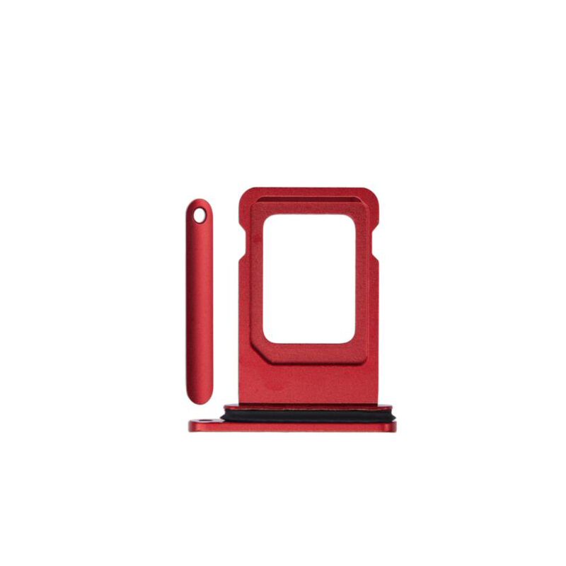 For iPhone 11 Single Sim Card Tray (RED)
