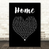 Jack Savoretti Home Black Heart Song Lyric Print