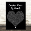 Jay-Z feat Alicia Keys Empire State Of Mind Black Heart Song Lyric Print