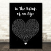 Those Damn Crows In The Blink of an Eye Black Heart Song Lyric Print