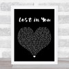 Three Days Grace Lost in You Black Heart Song Lyric Print