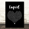 112 Cupid Black Heart Song Lyric Music Art Print