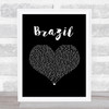 Declan McKenna Brazil Black Heart Song Lyric Music Art Print