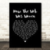 Elvis Presley How The Web Was Woven Black Heart Song Lyric Music Art Print