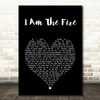 Halestorm I Am The Fire Black Heart Song Lyric Music Art Print