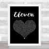 Khalid Eleven Black Heart Song Lyric Music Art Print