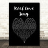 Nothing But Thieves Real Love Song Black Heart Song Lyric Music Art Print