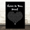 T'Pau (Carol Decker) China In Your Hand Black Heart Song Lyric Music Art Print