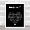 Upchurch Nutshell Black Heart Song Lyric Music Art Print