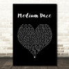 Adam Sandler Medium Pace Black Heart Song Lyric Quote Music Print