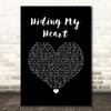 Adele Hiding My Heart Black Heart Song Lyric Quote Music Print