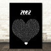 Anne-Marie 2002 Black Heart Song Lyric Quote Music Print