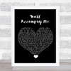 Bob Seger You'll Accomp'ny Me Black Heart Song Lyric Quote Music Print