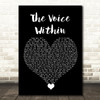 Christina Aguilera The Voice Within Black Heart Song Lyric Quote Music Print