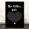 David Gray The Other Side Black Heart Song Lyric Quote Music Print