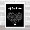 Dermot Kennedy After Rain Black Heart Song Lyric Quote Music Print