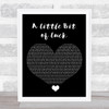 DJ Luck & MC Neat A Little Bit of Luck Black Heart Song Lyric Quote Music Print