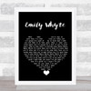 DMA'S Emily Whyte Black Heart Song Lyric Quote Music Print