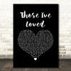 Eric Church Those I've Loved Black Heart Song Lyric Quote Music Print