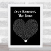Gavin Rossdale Love Remains The Same Black Heart Song Lyric Quote Music Print
