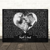 Blondie Picture This Landscape Black Heart Wedding Photo Song Lyric Wall Art Canvas Framed Print