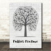 Ben Howard Follies Fixture Music Script Tree Song Lyric Wall Art Canvas Framed Print