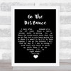 Hercules Go The Distance Black Heart Song Lyric Quote Music Print