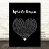 Jack Johnson Upside Down Black Heart Song Lyric Quote Music Print