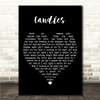 Chris Rea Candles Black Heart Song Lyric Wall Art Canvas Framed Print
