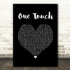 Jess Glynne & Jax Jones One Touch Black Heart Song Lyric Quote Music Print