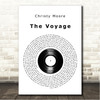 Christy Moore The Voyage Vinyl Record Song Lyric Wall Art Canvas Framed Print