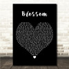 Dermot Kennedy Blossom Black Heart Song Lyric Wall Art Canvas Framed Print