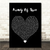 Dum Dums Army Of Two Black Heart Song Lyric Wall Art Canvas Framed Print