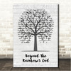 Daniel O'Donnell Beyond The Rainbow's End Music Script Tree Song Lyric Wall Art Canvas Framed Print