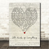 Dana (IRL) All Kinds of Everything Script Heart Song Lyric Wall Art Canvas Framed Print