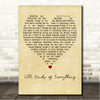 Dana (IRL) All Kinds of Everything Vintage Heart Song Lyric Wall Art Canvas Framed Print