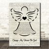 Eddie Espinosa Change My Heart Oh God Music Script Angel Song Lyric Wall Art Canvas Framed Print